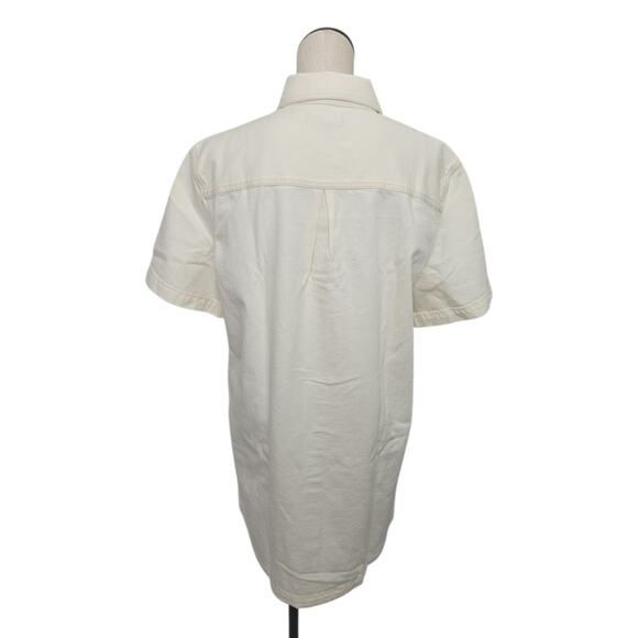 NWT‎ Madewell Denim Boxy Shirtdress in Vintage Canvas Womens Size XL 100% Cotton - Picture 2 of 10